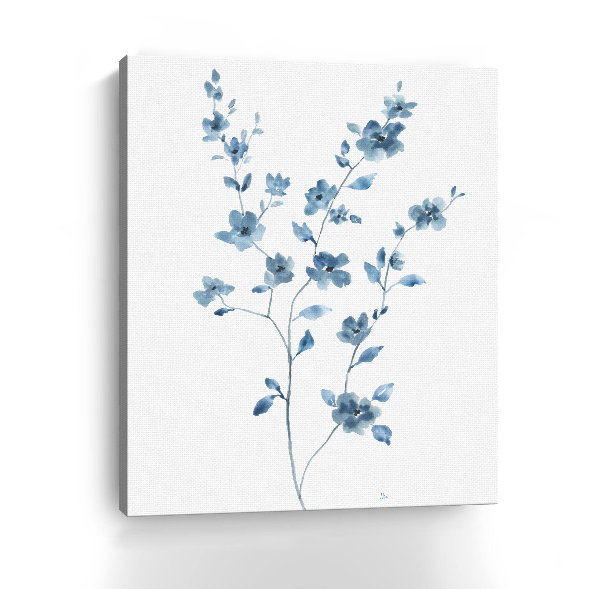 Blue Blossom II Canvas Giclee